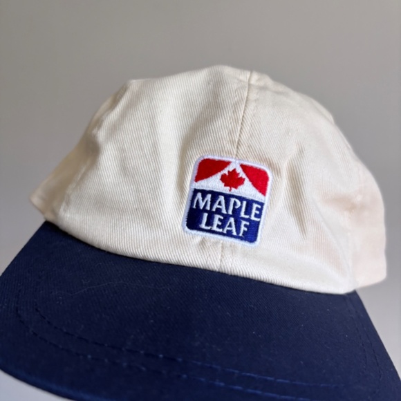 vintage MAPLE LEAF dad hat strapback cap - Picture 2 of 7